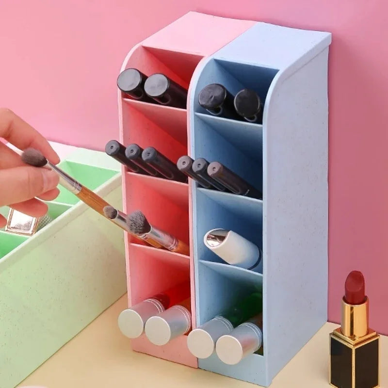 1pc Multi-Layer Pen Holder & Cosmetic Brush Storage Holder - Perfect for Office & School Supplies Pen Organizer Desk Organizer