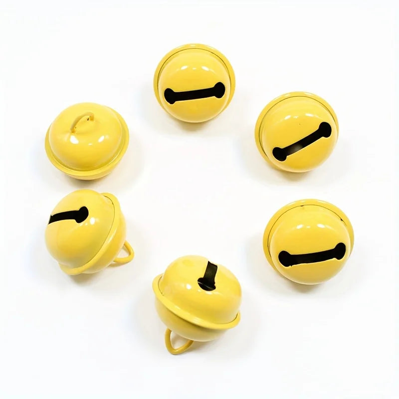 10-50pcs 17mm colorful Jingle Bells Iron Pendants Hanging Christmas Tree Ornaments Christmas Decorations Party DIY