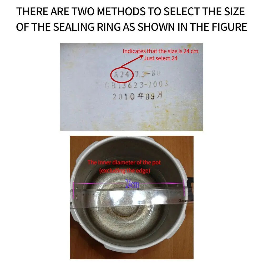 20-32cm Pressure Cooker Seal Ring Rubber Replacement Silicone Clear Gasket Kitchen Tool Heat Resistant