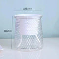 1 Pcs Transparent Self Watering Flower Pot Plastic Plantpot Dual-layer Automatic Lazy Potted Hydroponic Flowerpot for Home Decor