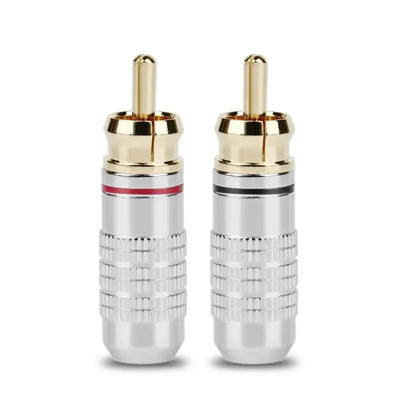 RCA Connector Plug Audio Jack Male Headphone Consumer Electronics