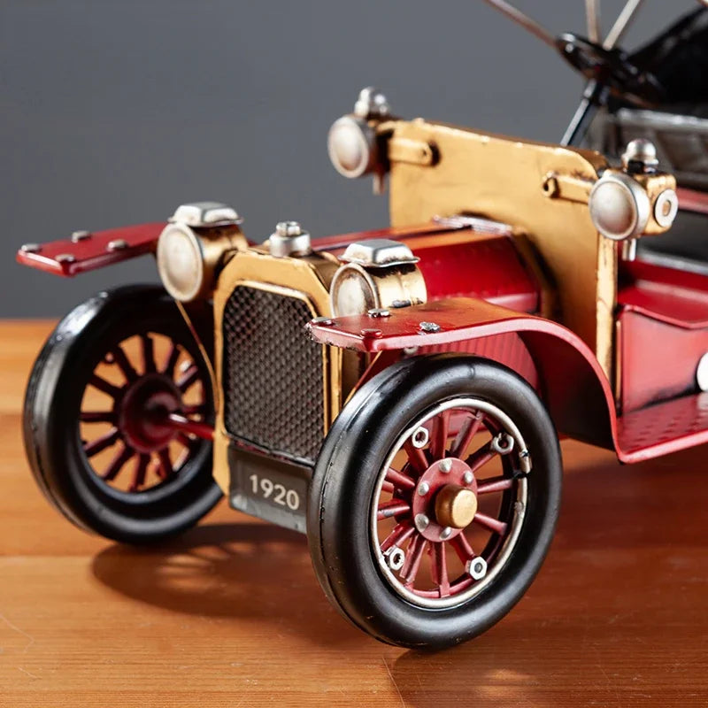 Vintage Nostalgic Vintage Car Models Office Accessories Creative Home Porch Living Room Wine Cabinet Decorations Room Decor