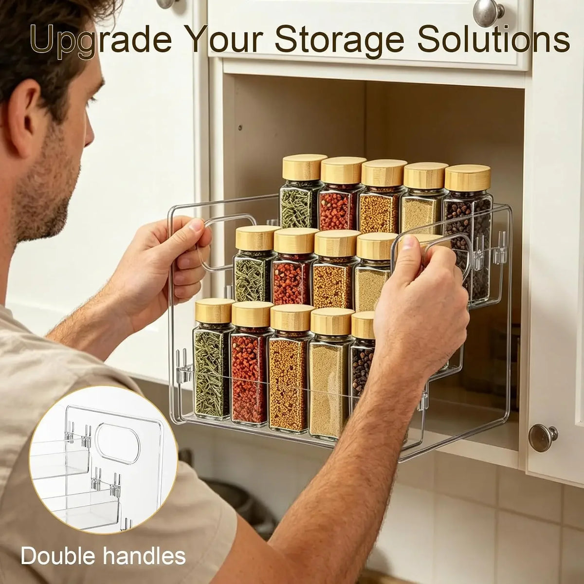 3 Tier Clear Acrylic Organizer Rack