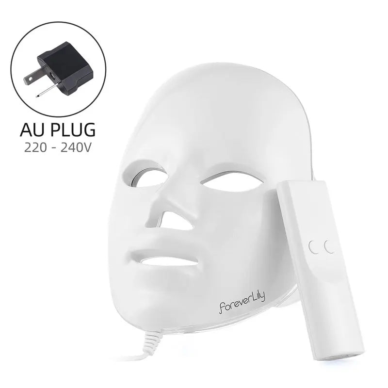 LED Face Mask 7 Colors LED Photon Facial Mask Skin Rejuvenation Face Beauty Mask
