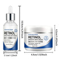 Retinol Cream Serum Combo Set Remove Wrinkle Firming Lifting Whitening Brightening Moisturizing Hyalronic Acid Facial Skin Care