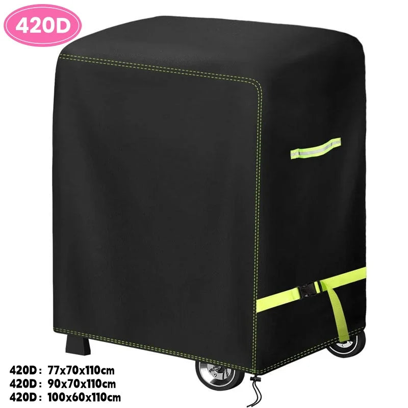 420D  Outdoor BBQ Cover,Marine Barbecue Stove Protective Hood,Lightweight And Portable,Dust BBQcover,Waterproof Barbecue Hood