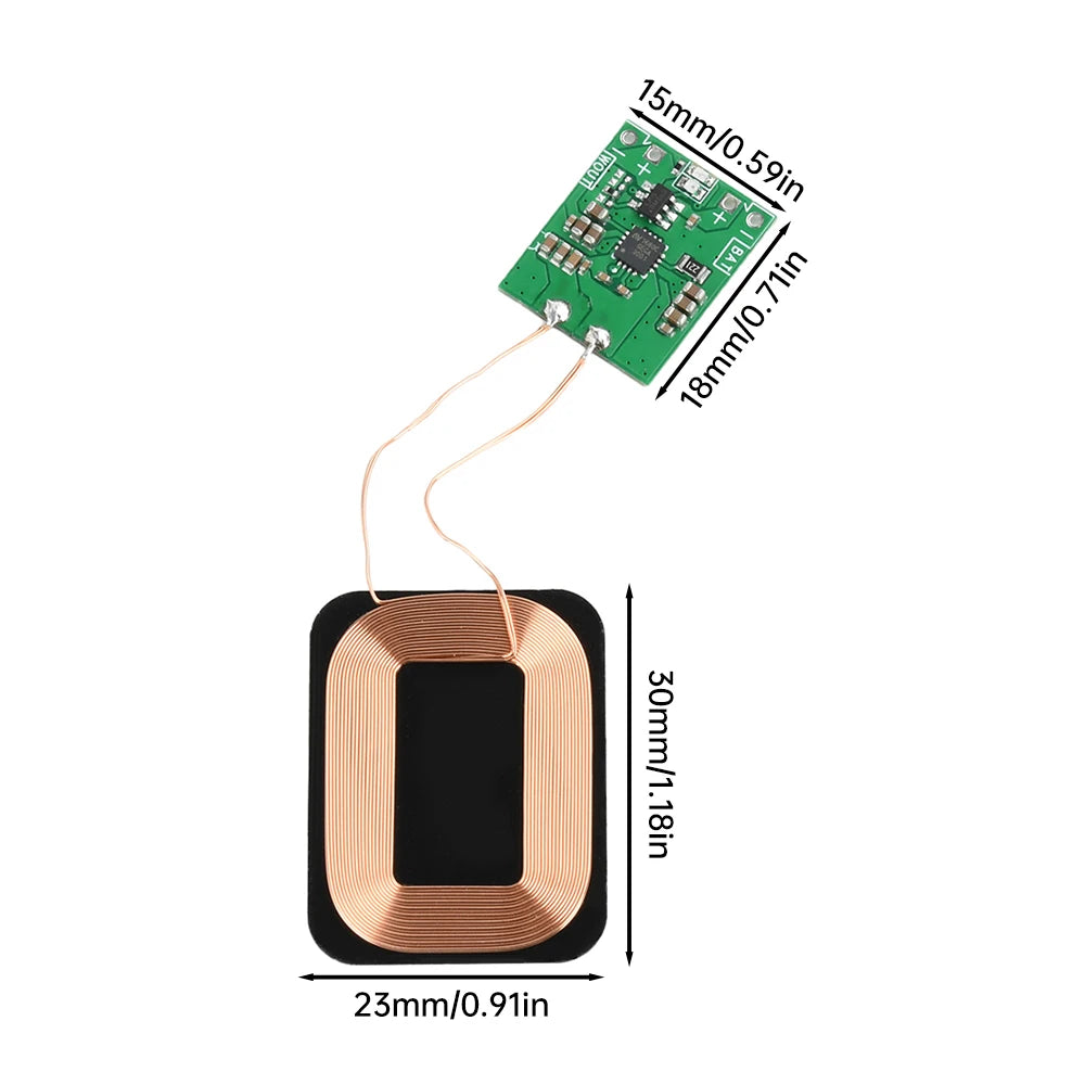 5V 1A Wireless Charger Transmitter Module Wireless Power Supply Module PCBA Board Circuit Board Module for DIY Phone