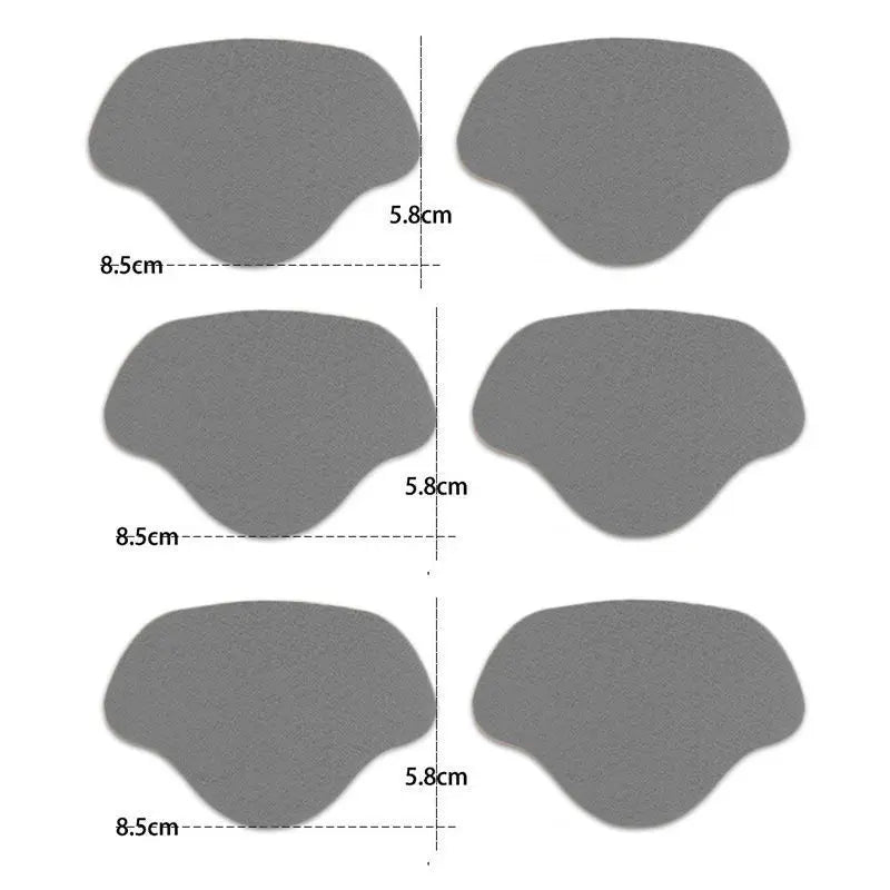 Heel Repair Patches Anti-Wear Heels Protectors Self-Adhesive Heels Pads Suitable for a variety of shoes 6Pcs/18Pcs