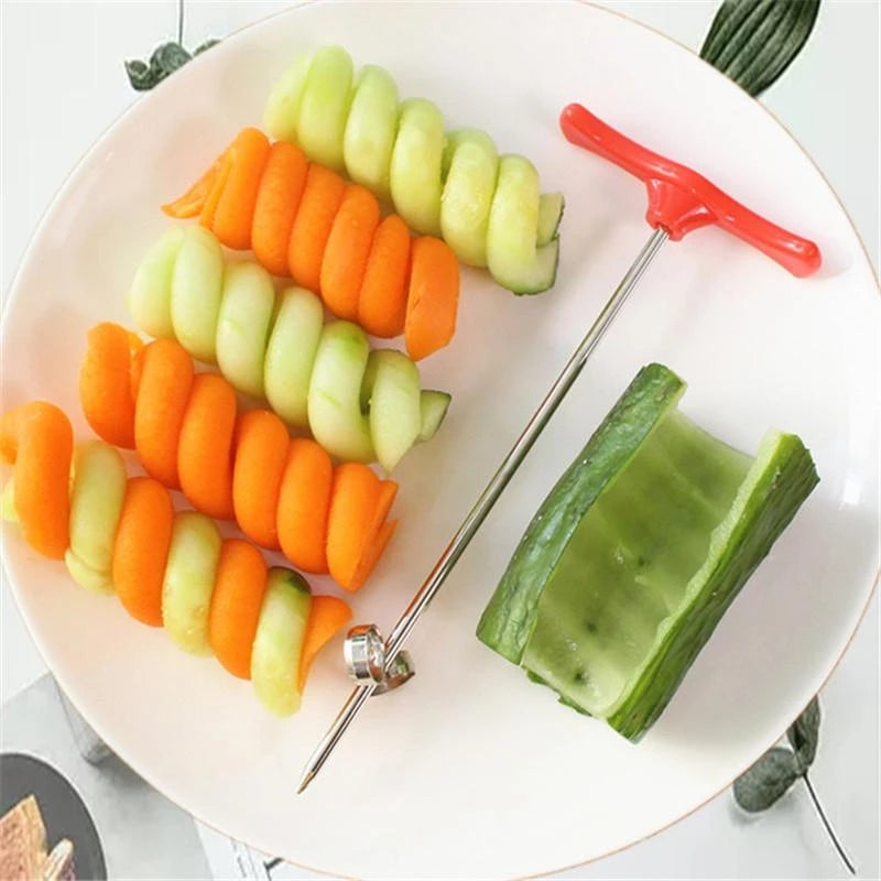 Manual Spiral Slicer Vegetable Cutter