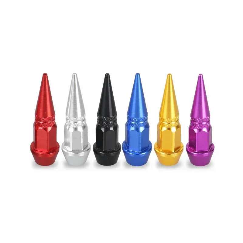Car Universal NEW 4pcs Bullet Head Screws Valve Caps