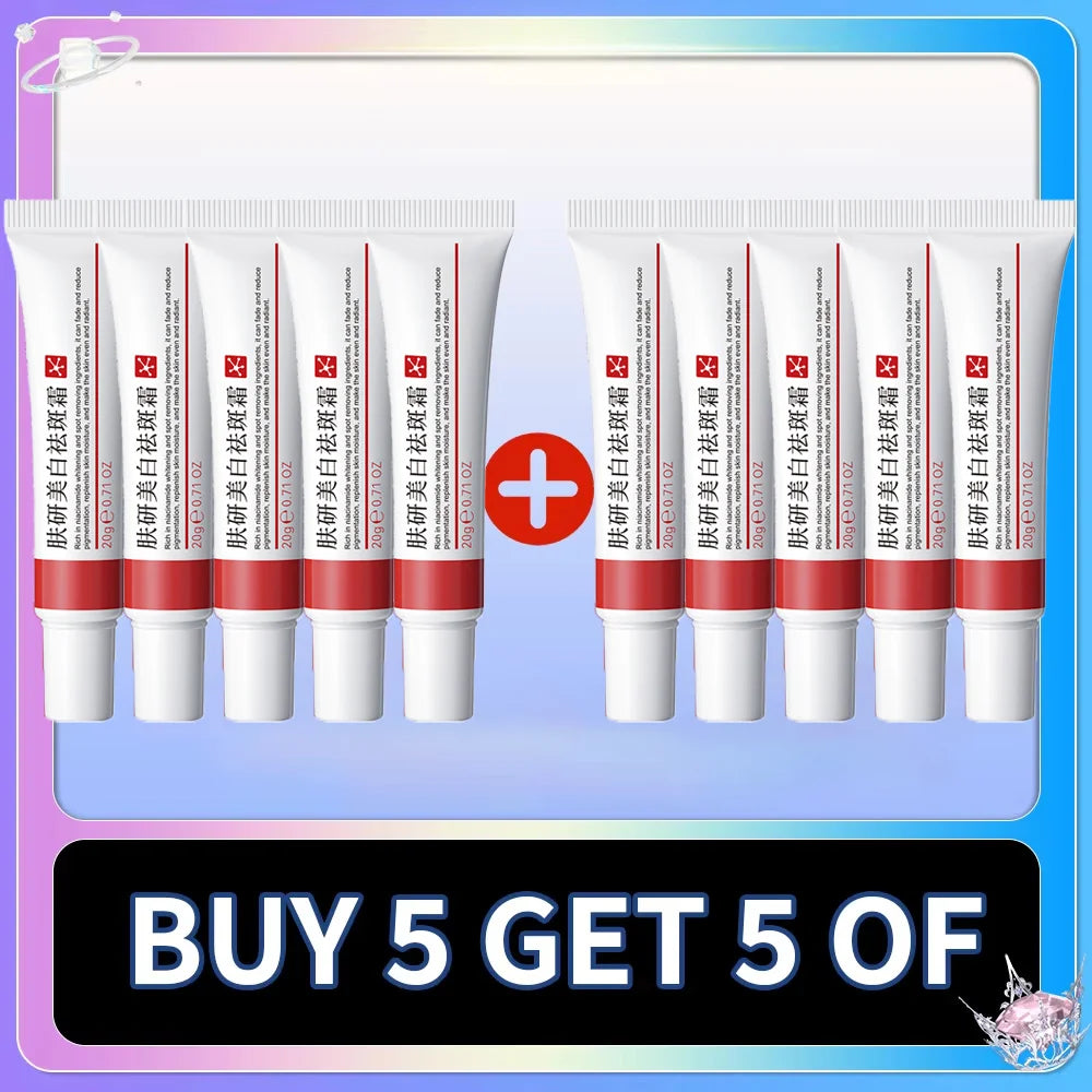 Mild niacinamide whitening and blemish cream, lightens melanin dull pigment, moisturizes skin care