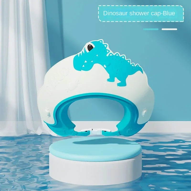 Baby Soft Rubber Waterproof Shampoo Cap Children Shampoo Artifact