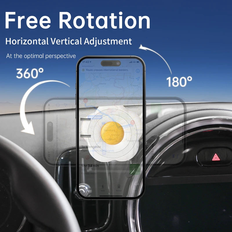 Car Phone Holder Wireless Charger For Mini Cooper F56 F55 F54 F60 F57 2014-2023 Central Control Mobile Phone Bracket Accessories