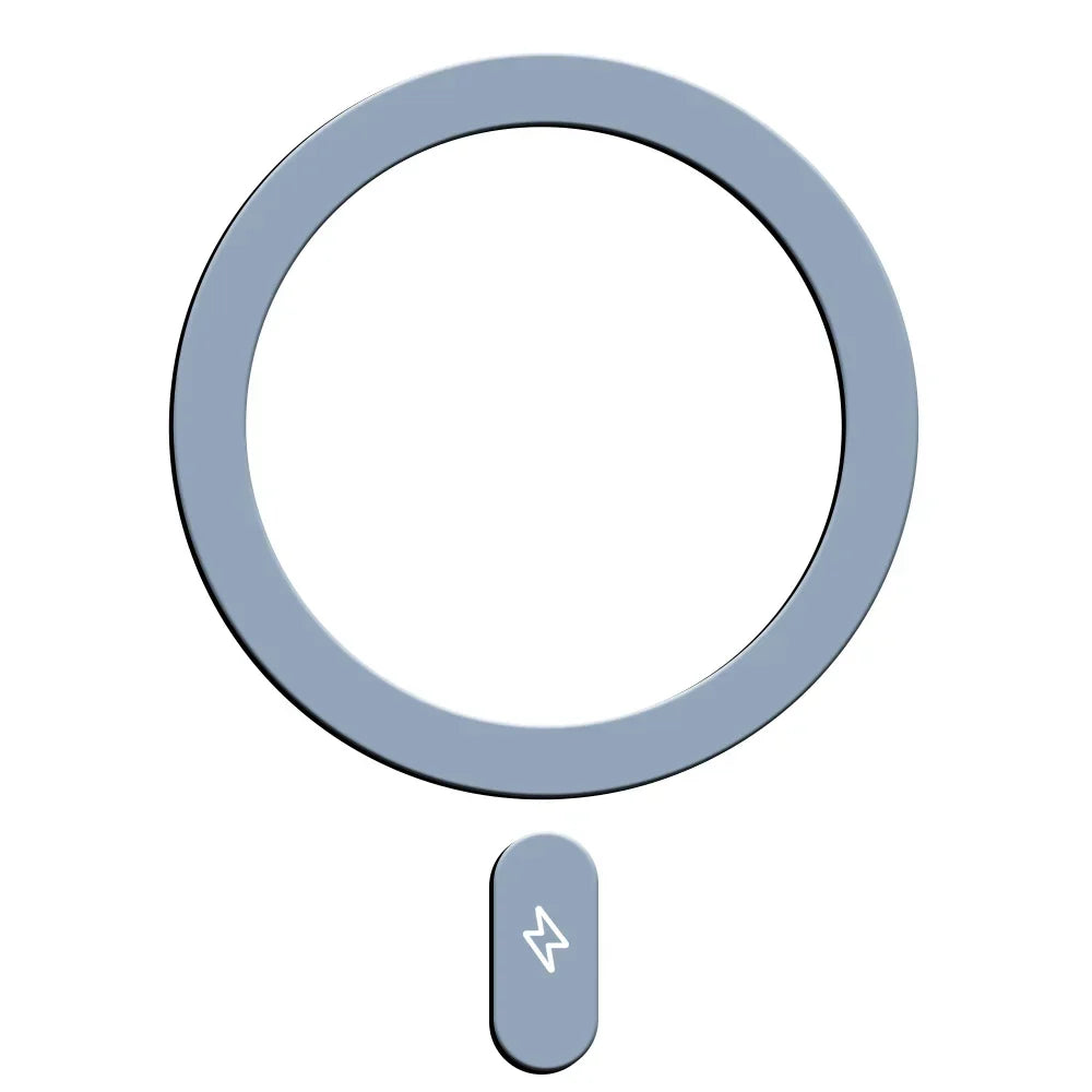 5-1Pcs Universal Metal Plate Ring for Magsafe Magnetic Wireless Charger Iron Sheet Sticker Car Phone Holder for IPhone 15 14 13