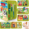 Baby Early Education Schoolbag Safe Felt Interactive Busy Board