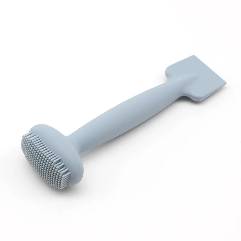 1PC Double-Headed Silicone Facial Cleansing Brush Face Mask Brushes Massage Applicatior Tool for Skin Care Face Makeup Brushes