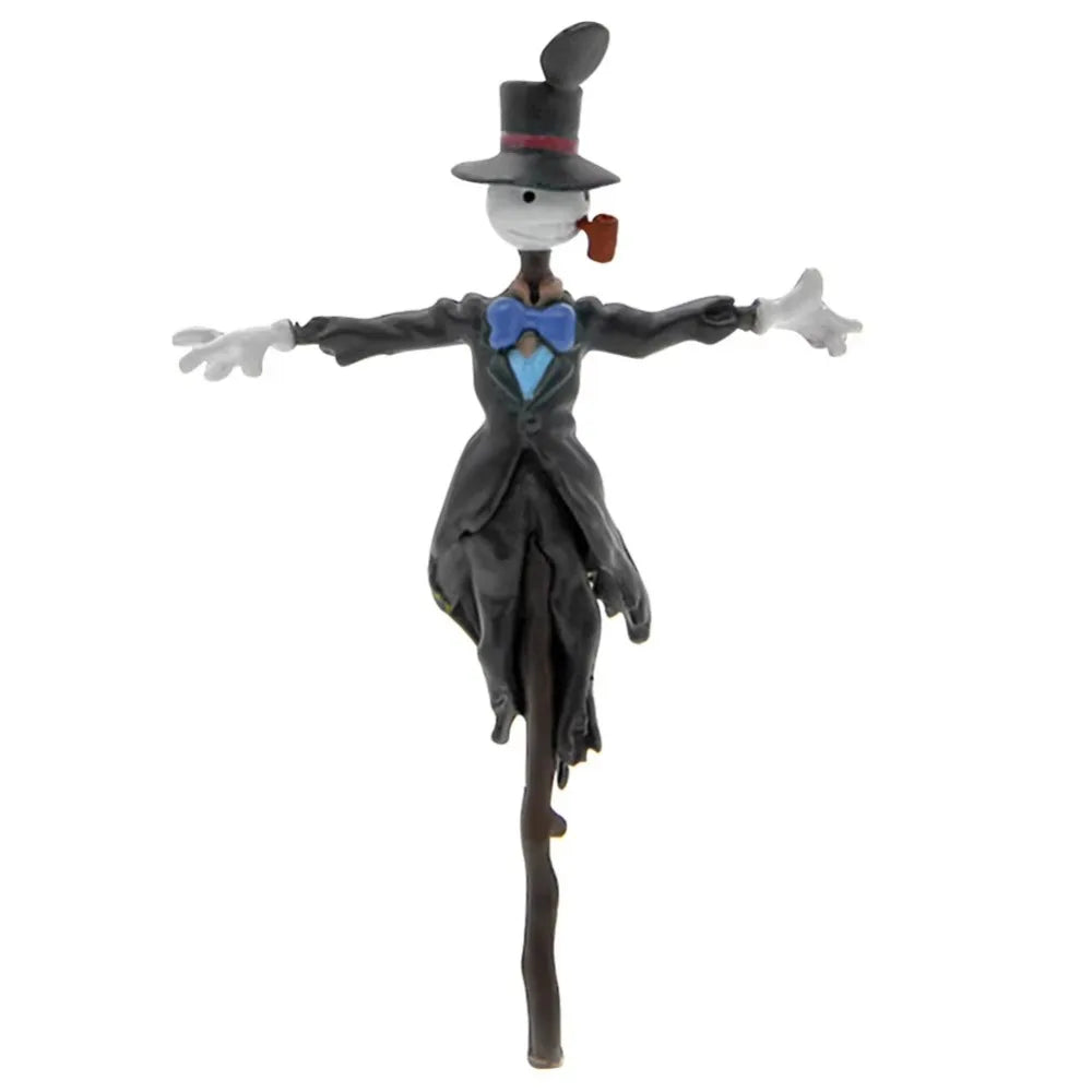New DIY Landscape Decoration Mini Resin Scarecrow Statue Funny Cartoon Toy Ornaments