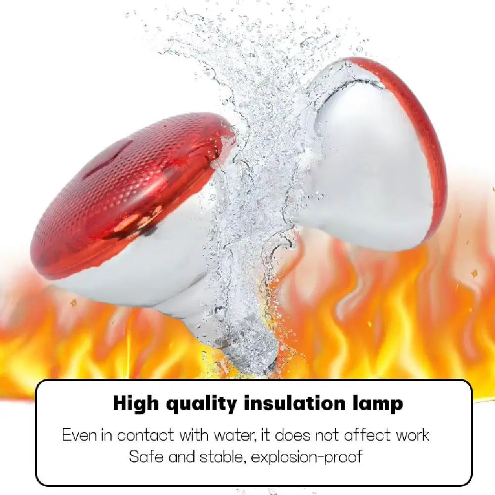 100w 150w 175w 200w 250w 275w Pet Red Heating Lamp for Chickens Coop Brooder And Reptile Heat Bulb Infrared Red Light Tool
