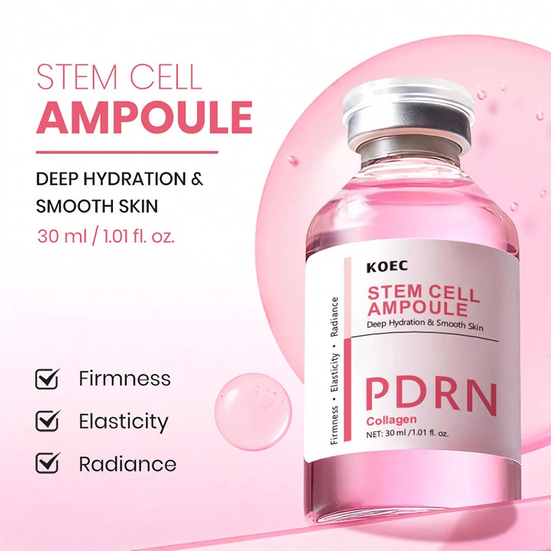 PDRN Salmon DNA Facial Serum Nourishing Control Stem Cell Ampoule Essence Smoothing Glow Boosting Skin-firming Korean Skin Care