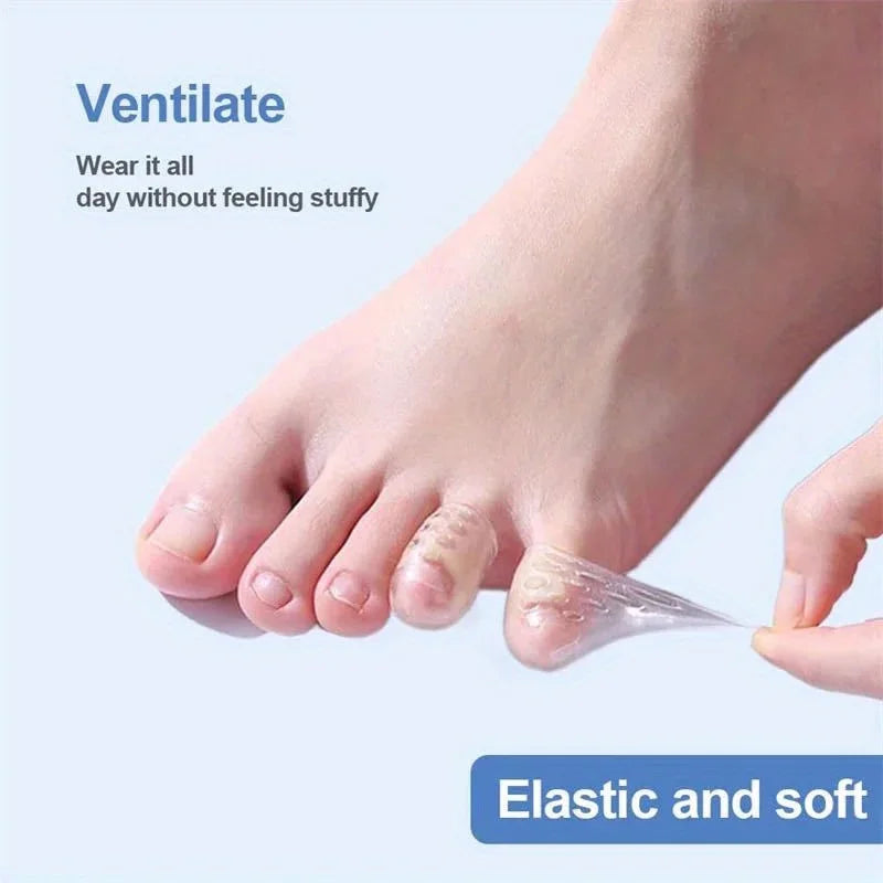 Toe Covers Silicone Toe Caps Anti-Friction Breathable Toe Protector Prevents Blisters Toe Caps Cover Protectors Foot Care