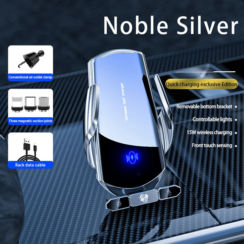 Gravity Car Holder Stand Wireless Charger Phone Air Vent Clip Mount Mobile Cell Gps Support for Iphone 14 13 12 X Samsung Xiaomi