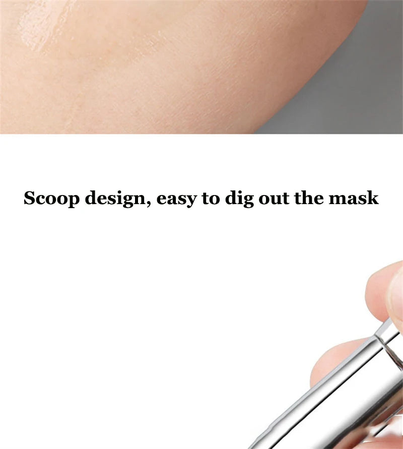 1PC Professional Double Ending Soft Bristle Silicone Wear-resistant Facial Flexible Mask Brush Skin Care Cleaning Beauty Tools
