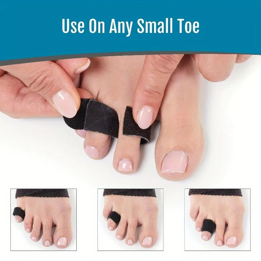 Toe Splints for Straightening, Toe Brace for Broken Toe straighteners for Hammer Toes Crooked Toes Bent Toes Foot care tools