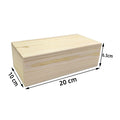 【X】Home Storage Case Wooden Storage Keepsake Box Wooden Box Pine Pull Box Jewelry Organizer Sliding Cover Wooden Box