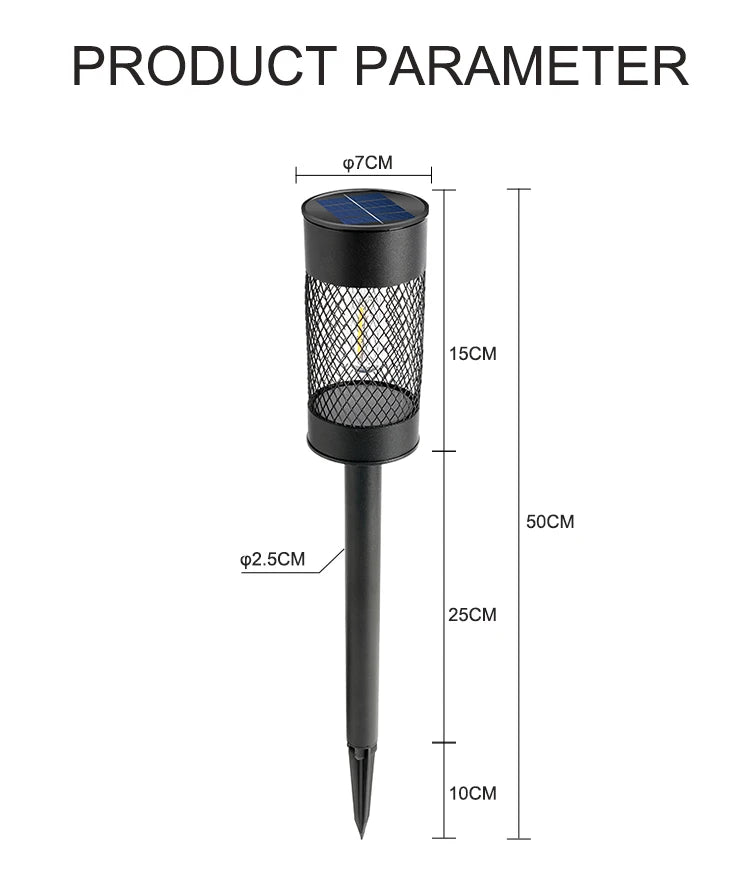 Solar Pathway Lights Metal