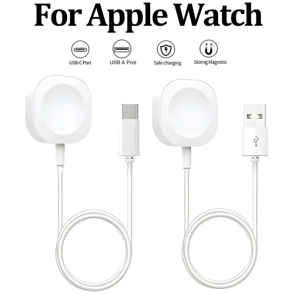 Magnetic Wireless Charger For Apple Watch Series 9 8 7 Ultra 2 SE fast Charging Cable Accessories For iWatch 8 7 6 5 4 3 2 1