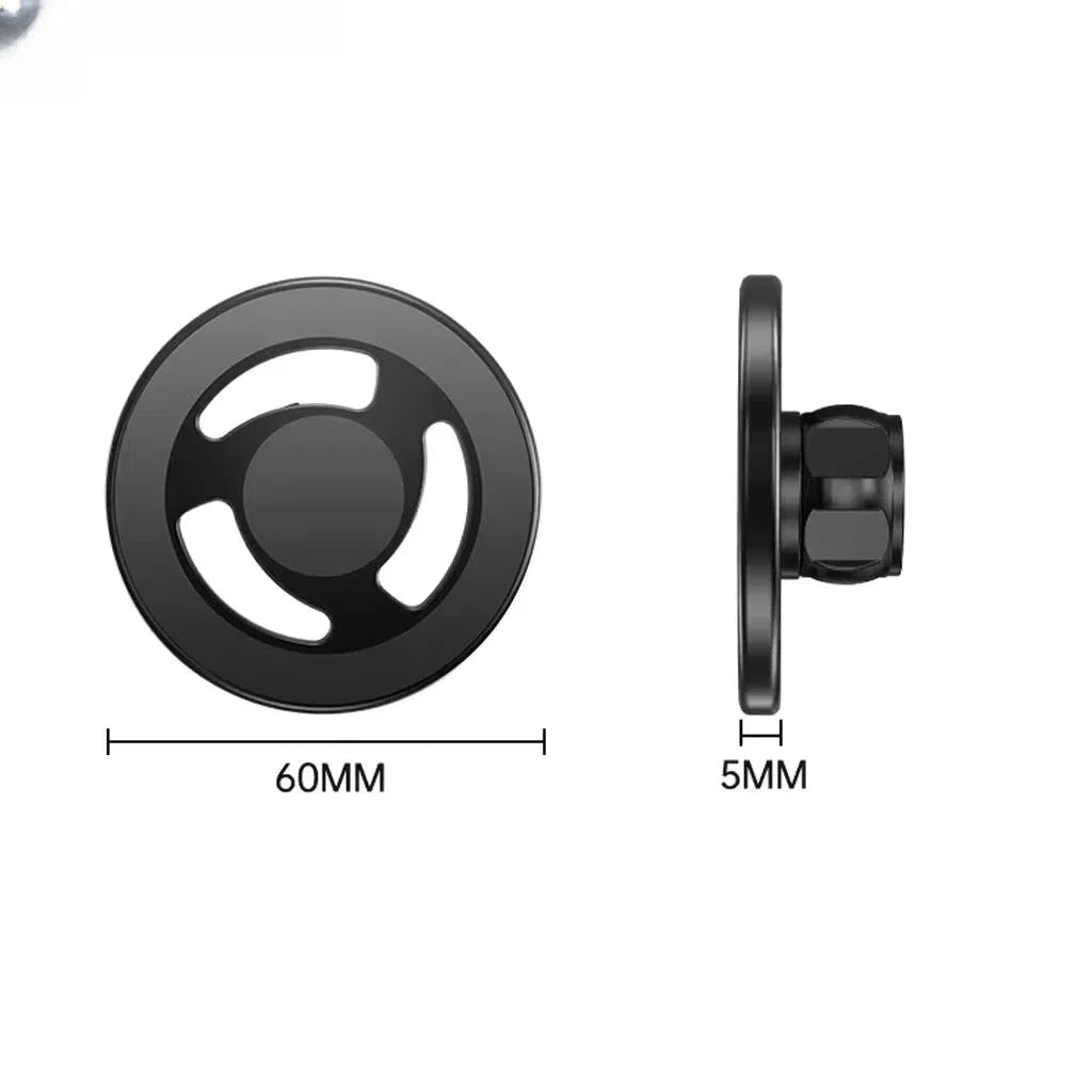 For MagSafe Magnetic Car Mount Accessories Universal GPS Phone Holder 17mm Ball Head Socket Base Wireless Charger Magnet Bracket