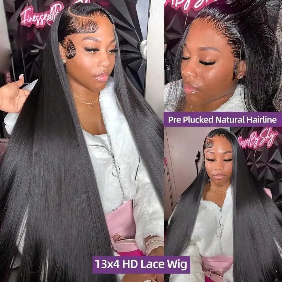 30-Inch Bone Straight Lace Front Wig