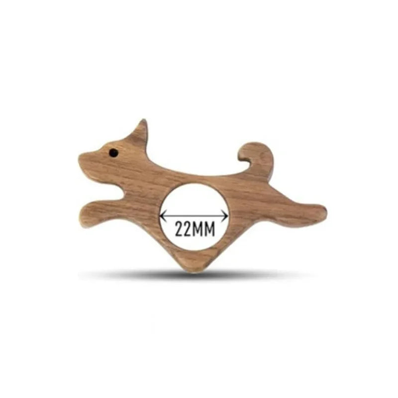 Natural Wood Cat Dog Bookmark, Animal Reading Marker, Eco - friendly Book Page Holder for Study, Unique Gift