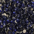 SS10-SS30 2088 Blue 8 Big 8 Small Non Hotfix Diy Strass Crystal Rhinestones Stick On Nail Art Decorations DIY Needlework Clothes