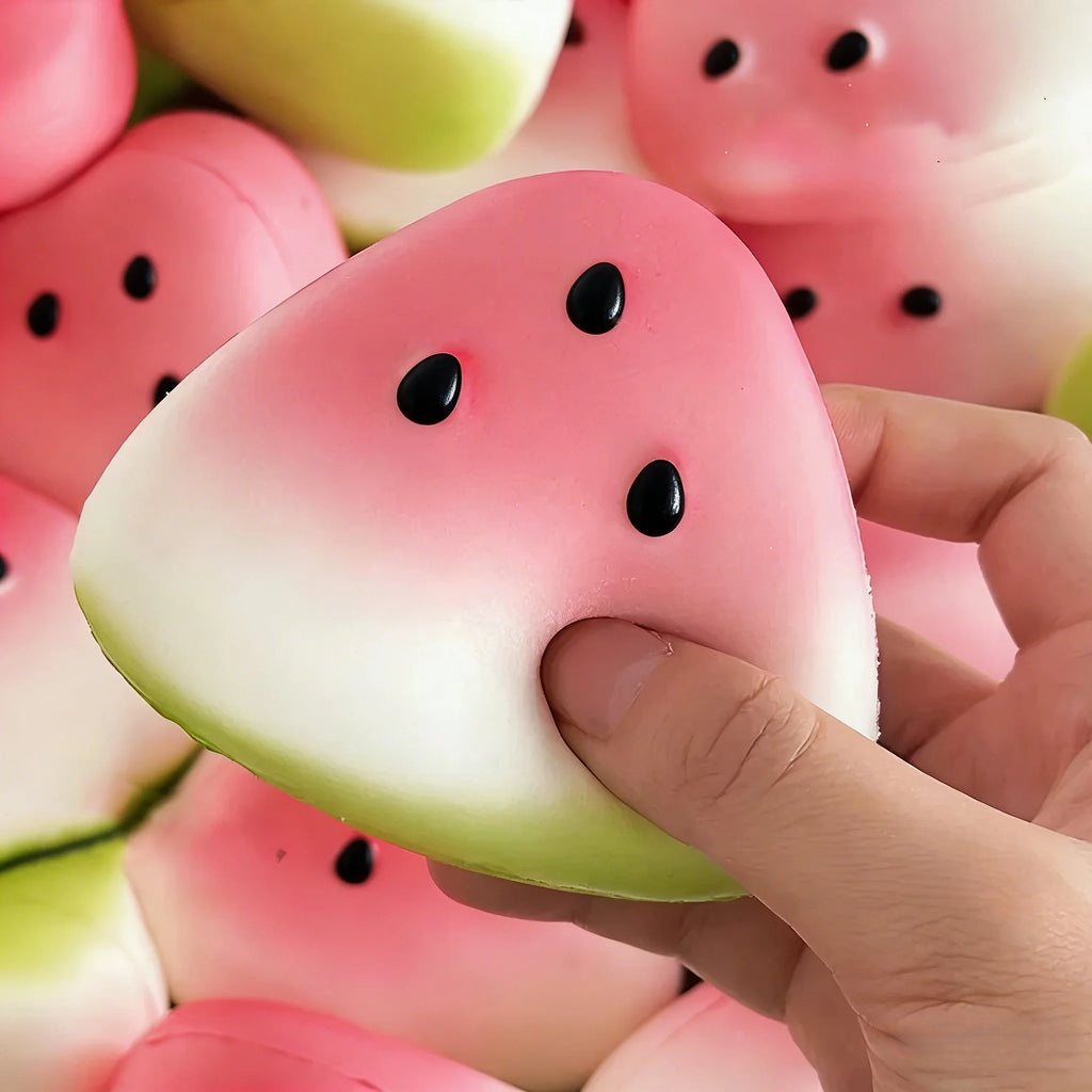 1/3/5pcs Squishy Watermelon Fidget Toy Anti-stress Slow Rising Fruit
