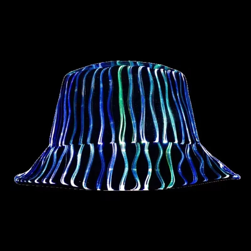 Arrival Colorful LED Intelligent Luminous Night Club Cap Men Women