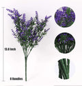 UV-Resistant Artificial Outdoor Flowers, 5 Pack