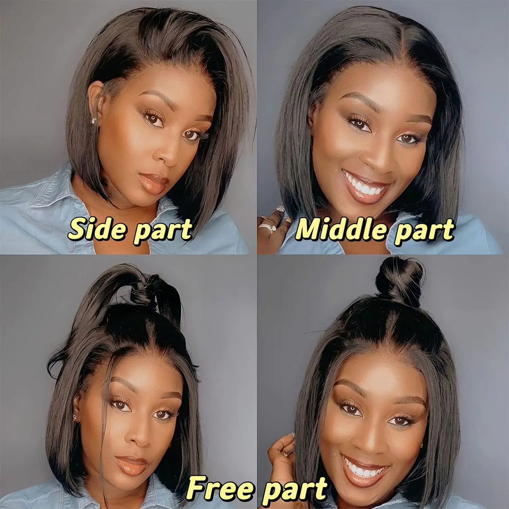 Newmi Bob Wigs Short Bob Wig Lace Front Human