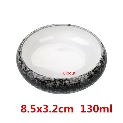 Ceramic Seasoning dish Japanese snack dish soy sushi sauce dish gravy Sauce Vinegar Jam Dishes Kitchen Small Plate Tableware