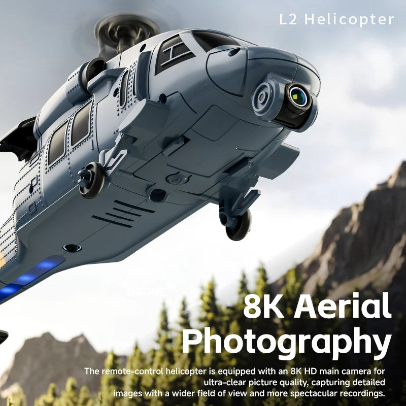 L2 RC Helicopter 6-axis Gyroscope 8k Camera Altitude Hold