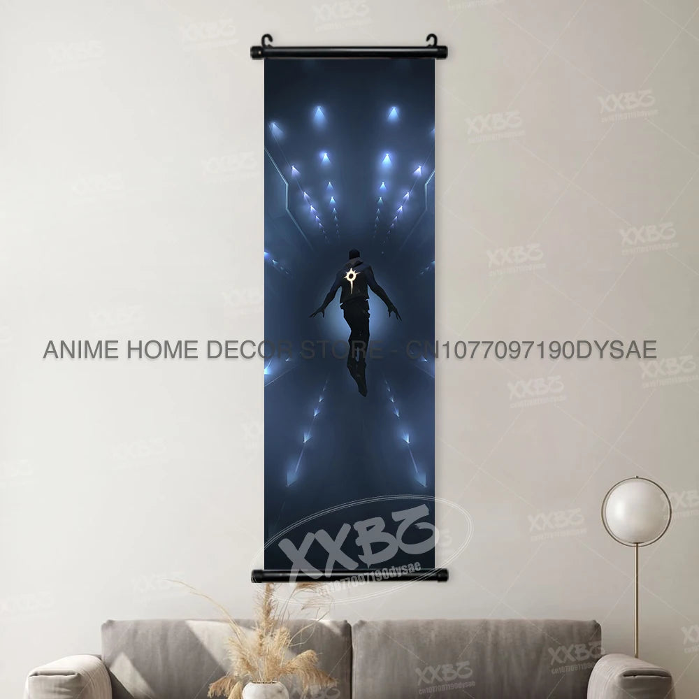 Valorant Posters Harbor Decorative Painting Astra Scrolls Picture Omen Home Decor Brimstone Home Decor Viper Wall Art Jett Mural