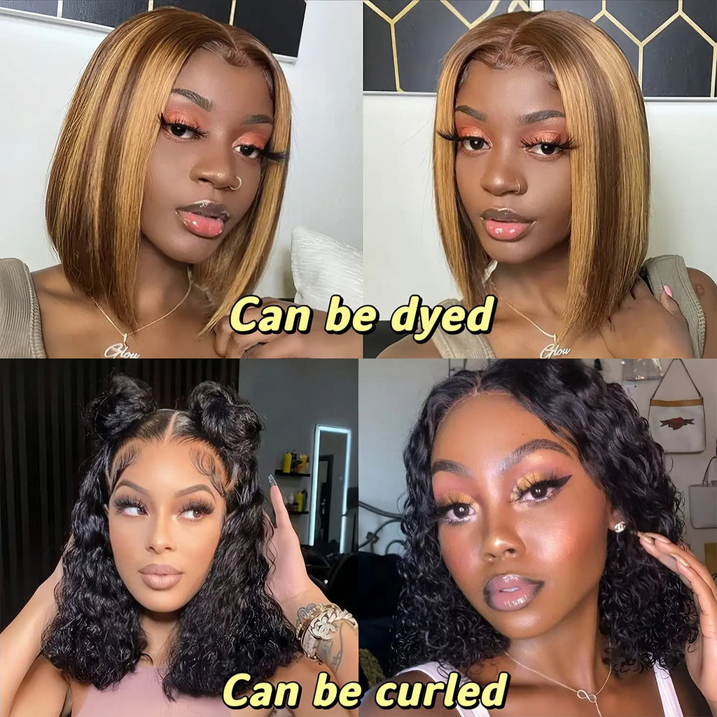 Newmi Bob Wigs Short Bob Wig Lace Front Human