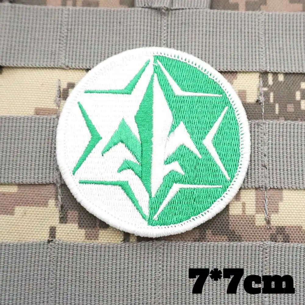 Israel Flag Embroidery Patch Hook and Loop Mlrs Army Morale Badge Israeli Language Outdoor Equipment Tactical Backpack Sticker