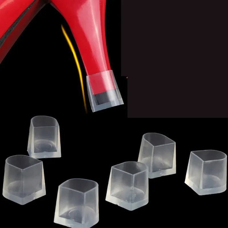 High Heels Includes Non-slip Latino Dance Heels Includes Shoe Cleaning Kit Cap Heels Silicone Cleats