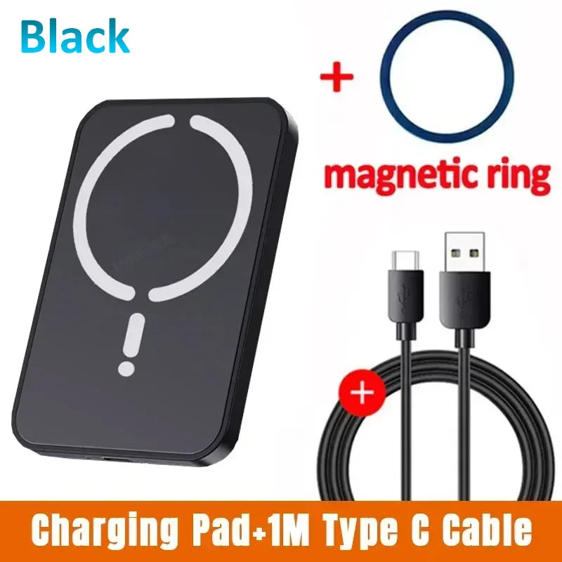 VIKEFON Car 15W Quick Wireless Charger Air Out Magnetic Phone Holder Stand For Magsafe iPhone 17-12 Pro Max Air Vent Charging
