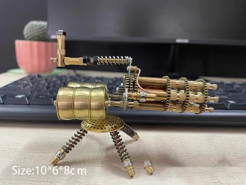 Steampunk mechanical insect big pocket insect model handmade metal creative crafts ornament personalized gift