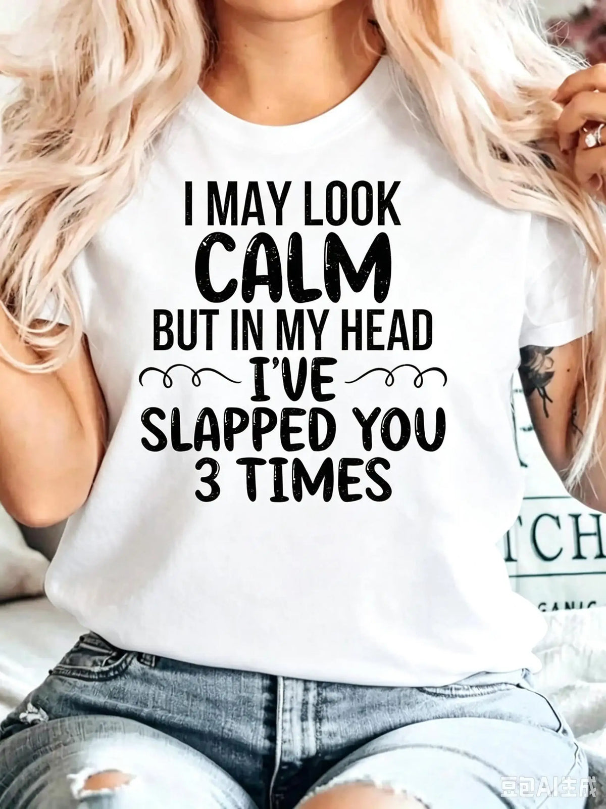 Casual Letter Slogan Print Graphic Short Sleeve T-Shirt Summer