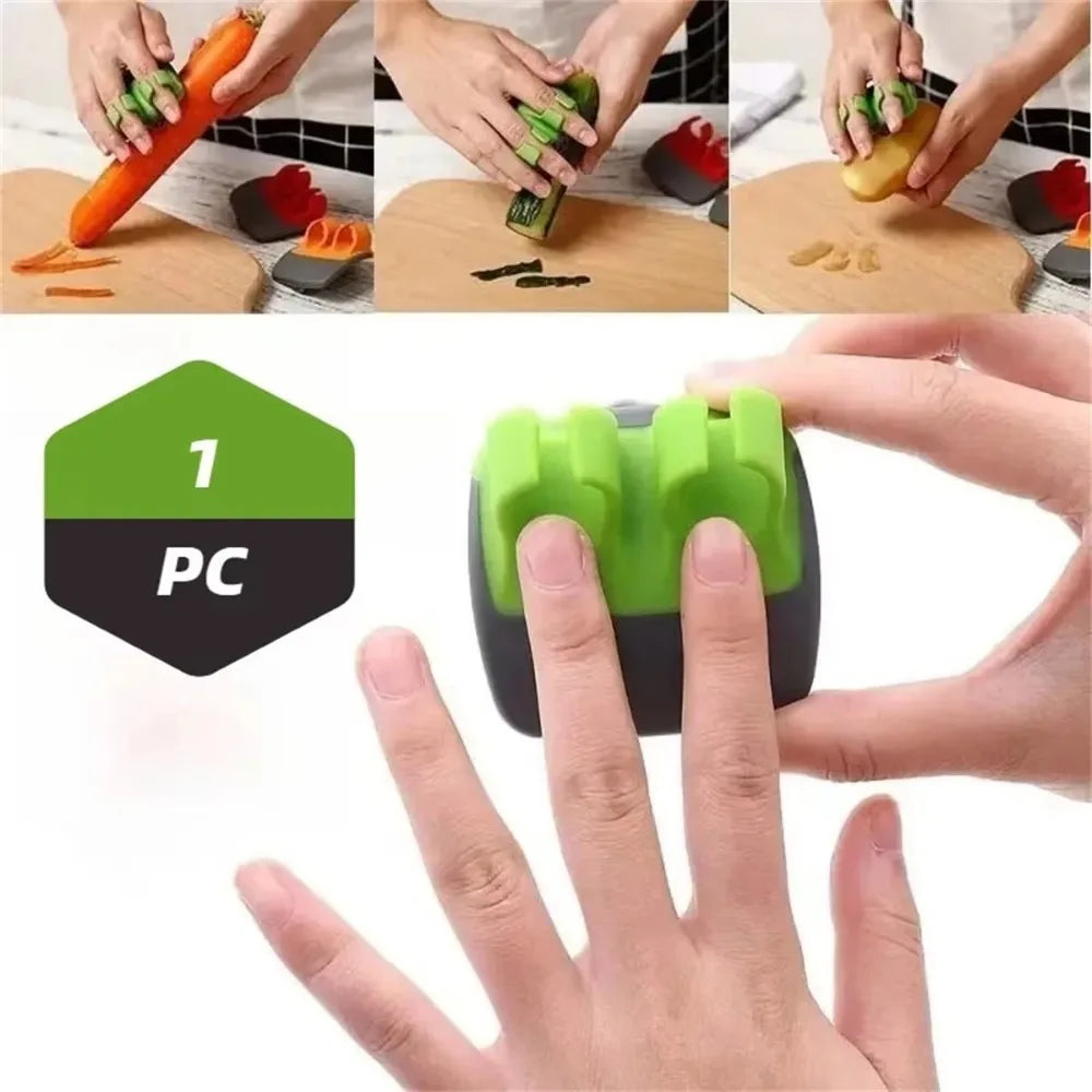 Vegetable Fruit Peeler, Black & Green Non-slip Rubber Grip Handle, Kitchen Slicer for Potato Apple Veggie Peeling, Kitchen Gadget for Fast Meal Prep