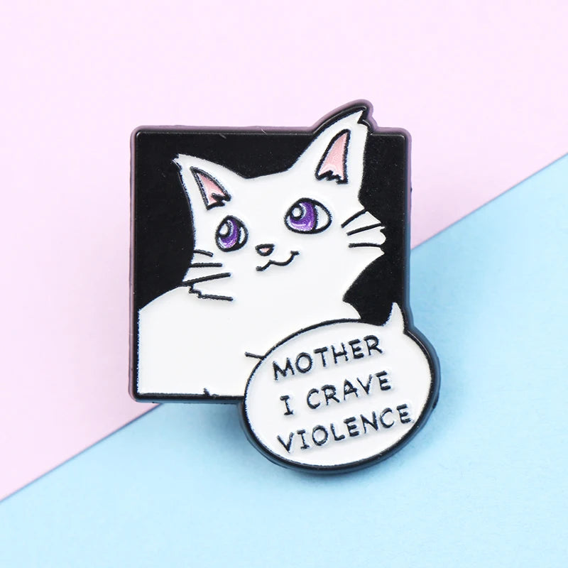 Cute Animal Series Enamel Brooch Alloy Pin Cartoon Kawaii Capybara Cat Dog Duck Pet Backpack Lapel Badge Jewelry Gift for Kids