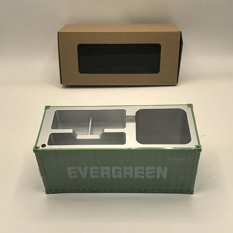 1/20 Scale Simulated Shipping Cargo Container Model Pen Holder Storage Box New Styles Plastic Storage Box Desktop Organizer